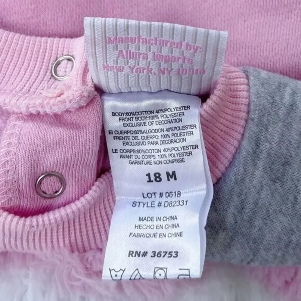Girls Pink Fleece Sweater Sz 18 M Duck Duck Goose